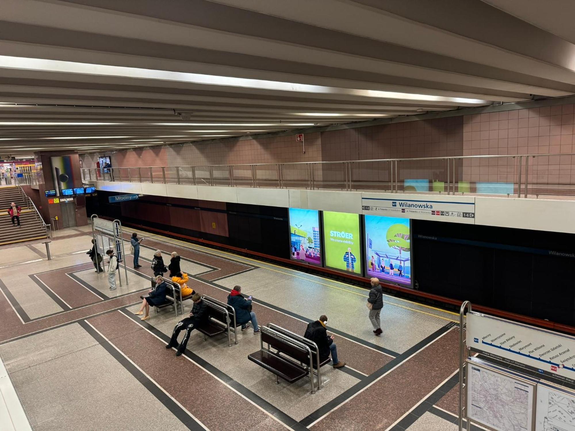 Metro Wilanowska Aparts Варшава Экстерьер фото